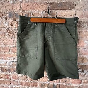 J. Crew Forest Green Utility Shorts
